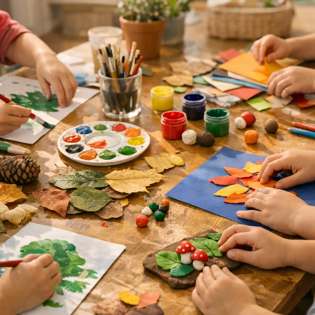 L’activité artistique maternelle nourrit l’expression libre