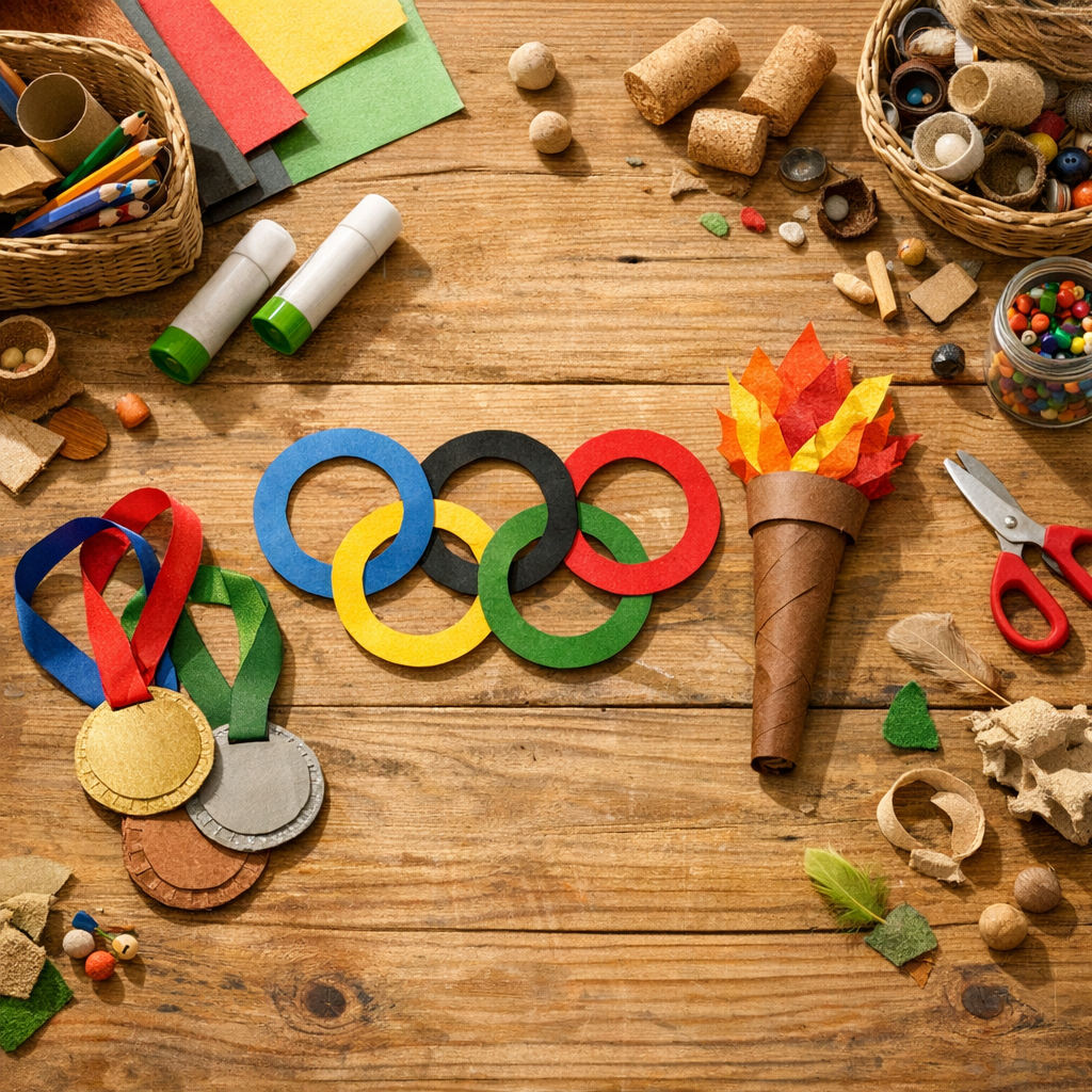 Quelle Activité manuelle Jeux Olympiques faire en maternelle ?