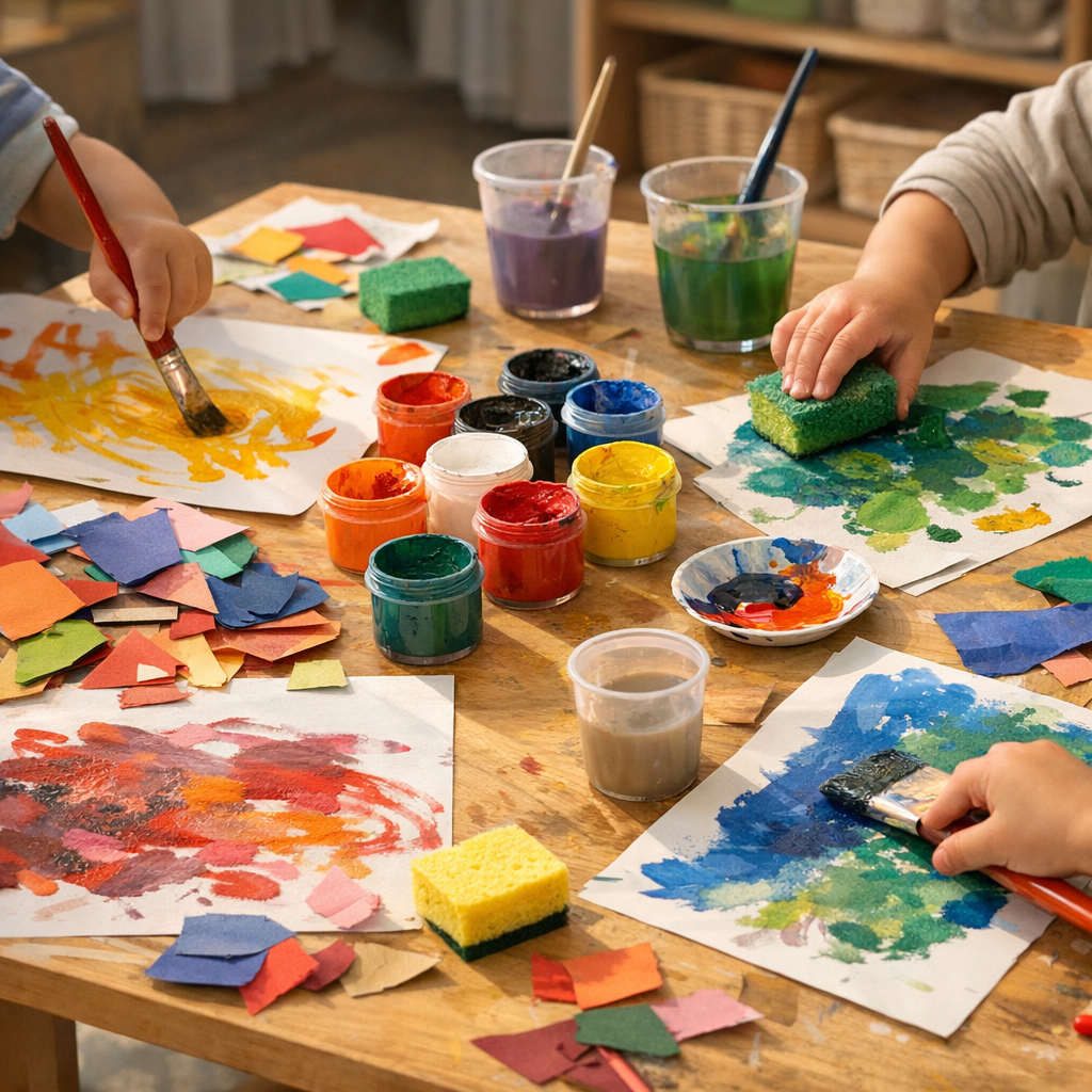 Les activités artistiques en maternelle gagnent à être reprises