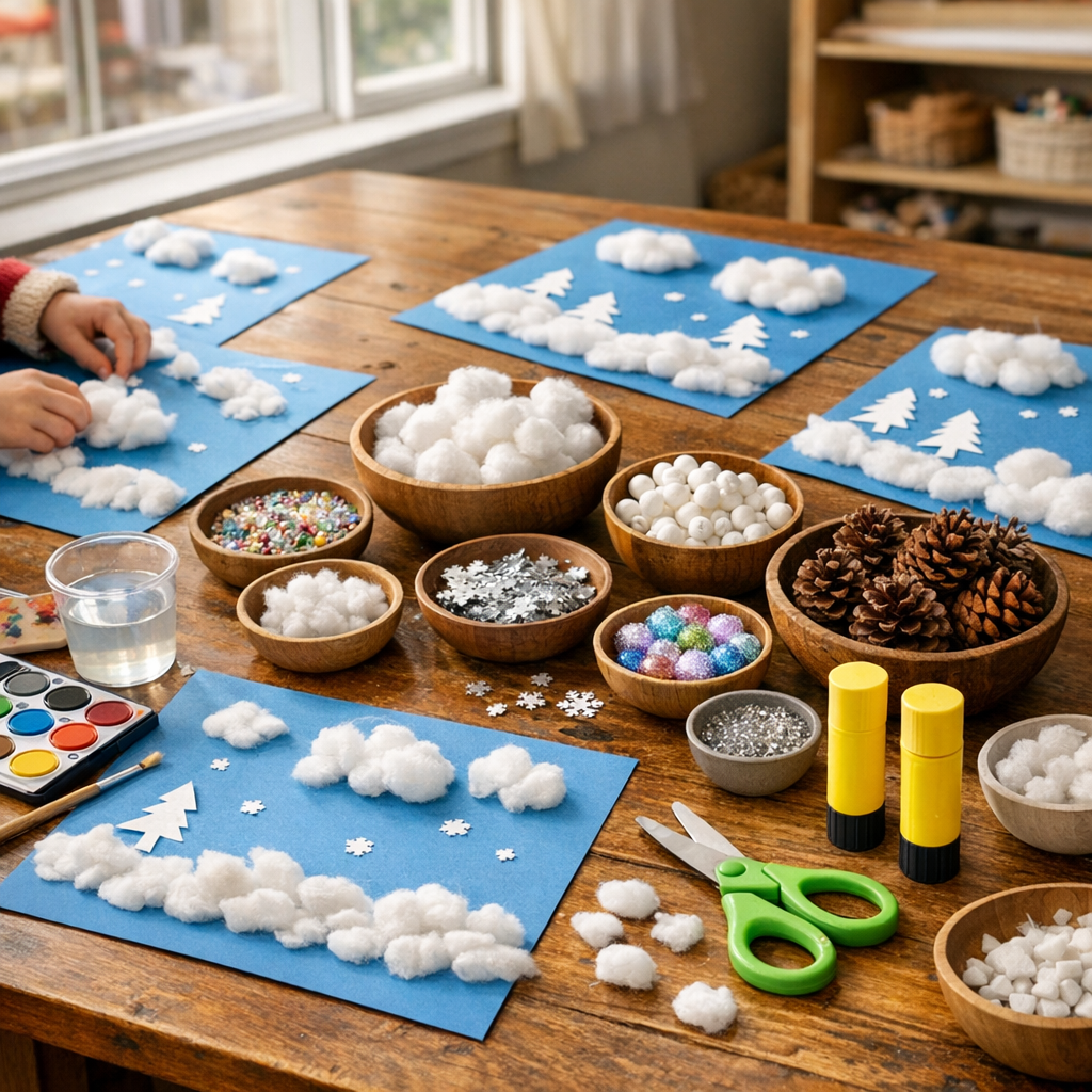 Quelles Activités manuelles d’Hiver choisir en maternelle ?