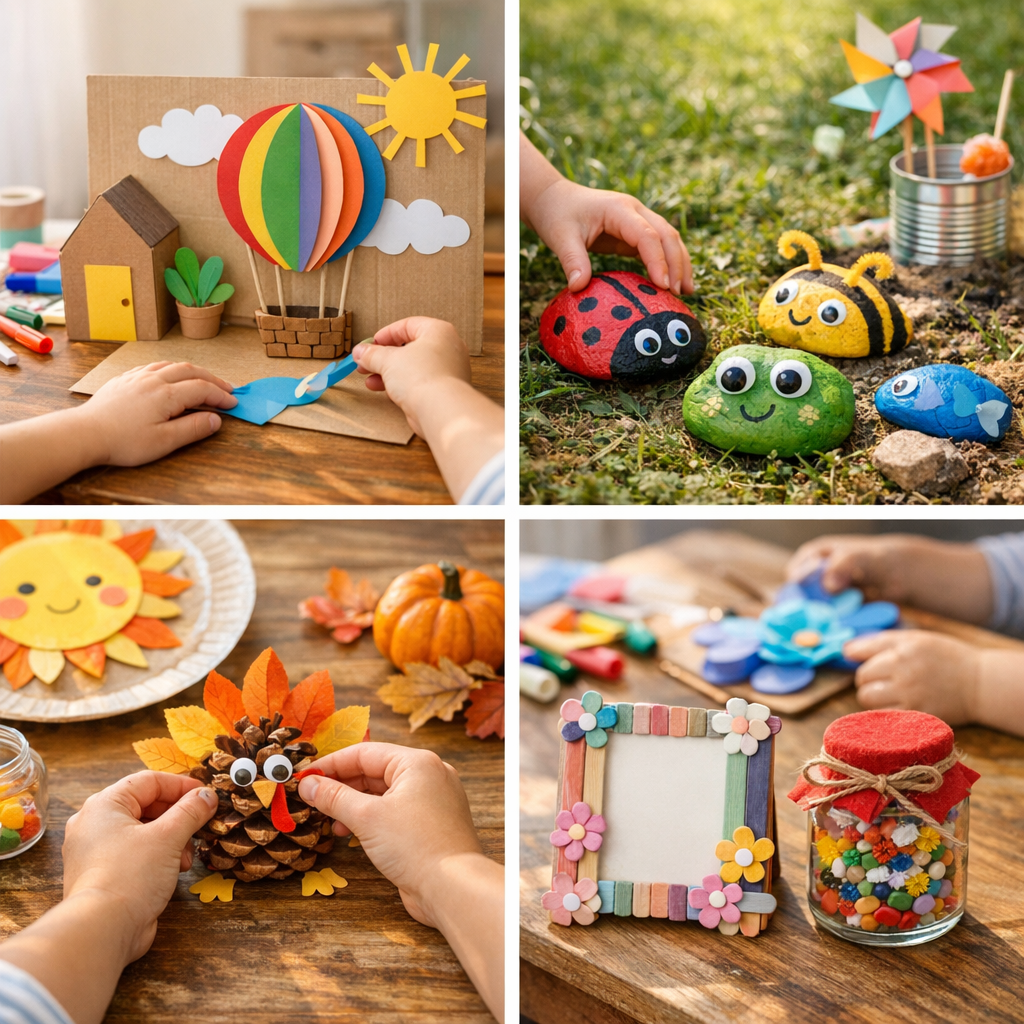 Quelques idées de bricolages par thème&nbsp;: intérieur, plein air, saison et cadeau