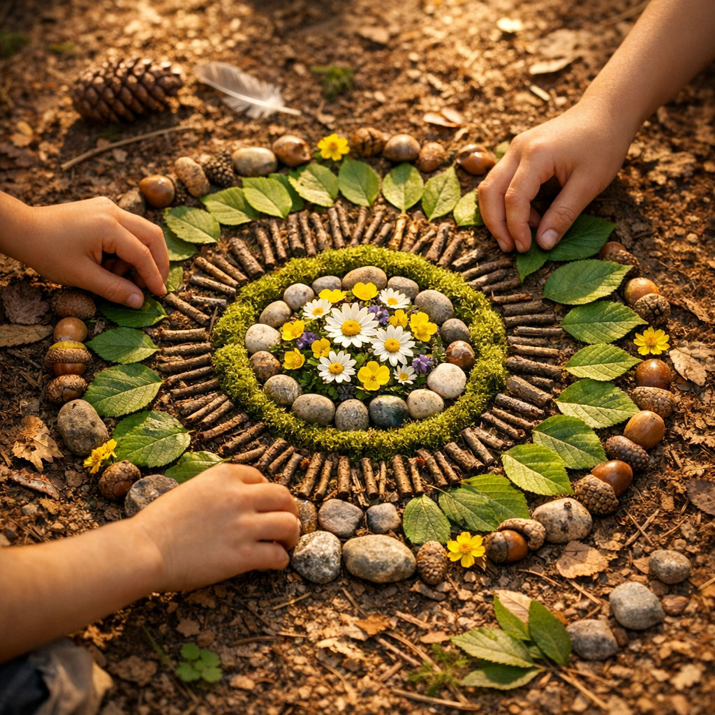 Un artiste Land Art transforme la nature en œuvre vivante