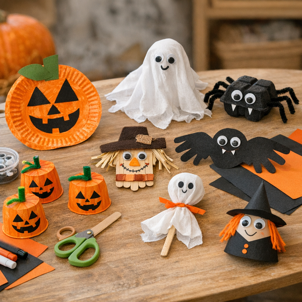 Top 7 des bricolages maternelle Halloween faciles à lancer en 20 minutes