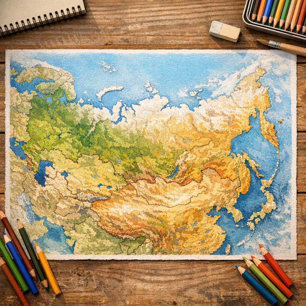 Comment lire une Carte de la Russie et bien s’y repérer