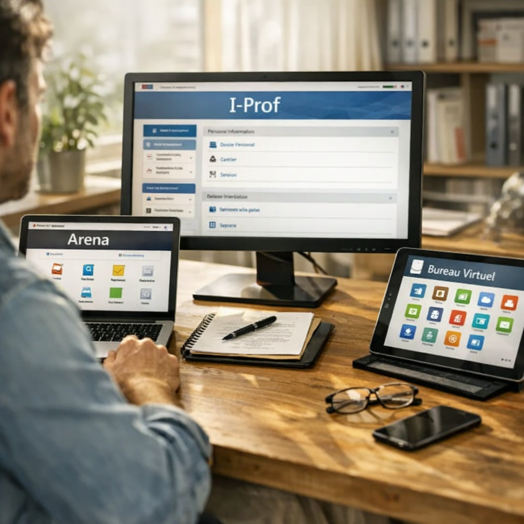 Arena, I-Prof, Magistère, bureau virtuel&nbsp;: quel accès choisir&nbsp;?