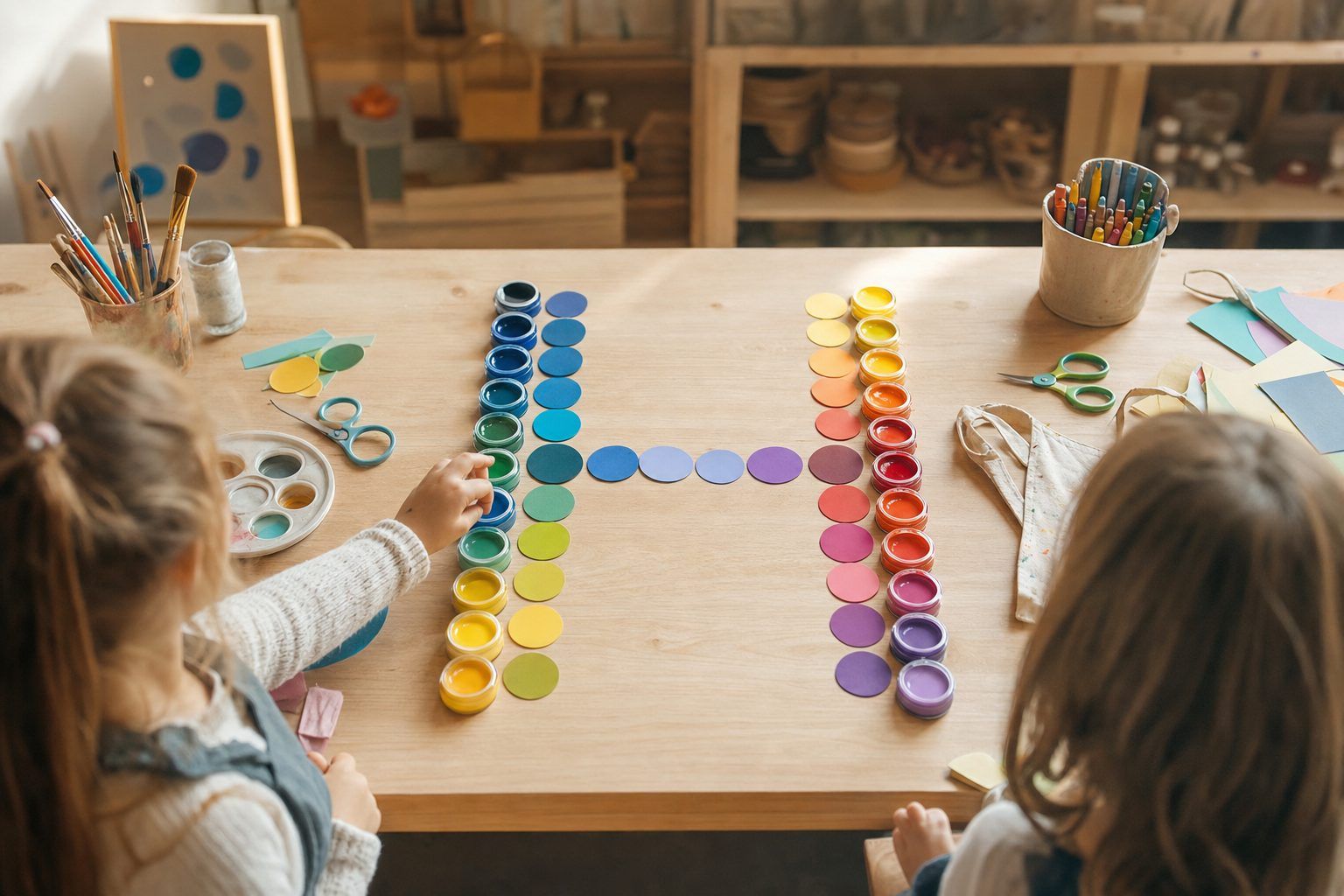 Créer une palette en H pour un atelier d'enfants