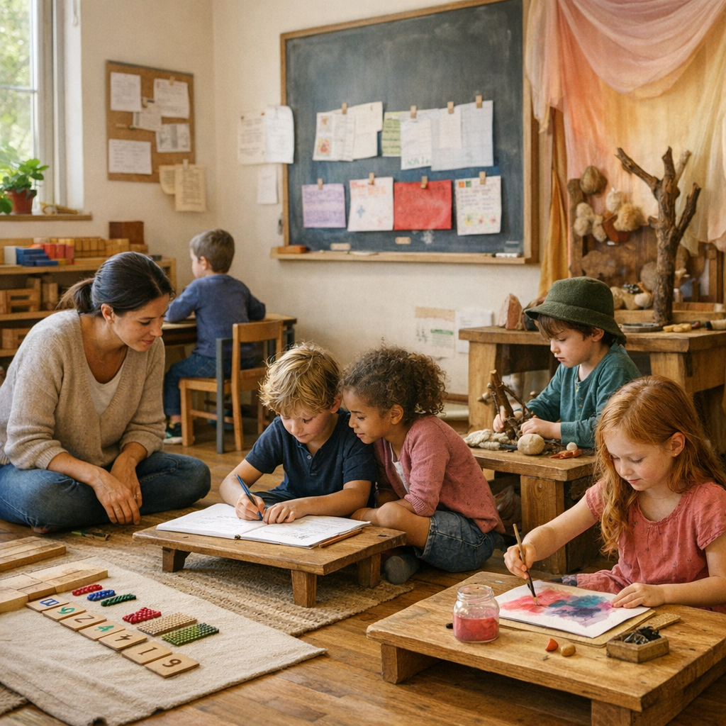 Méthodes actives en classe&nbsp;: Montessori, Freinet, Steiner-Waldorf en situation réelle