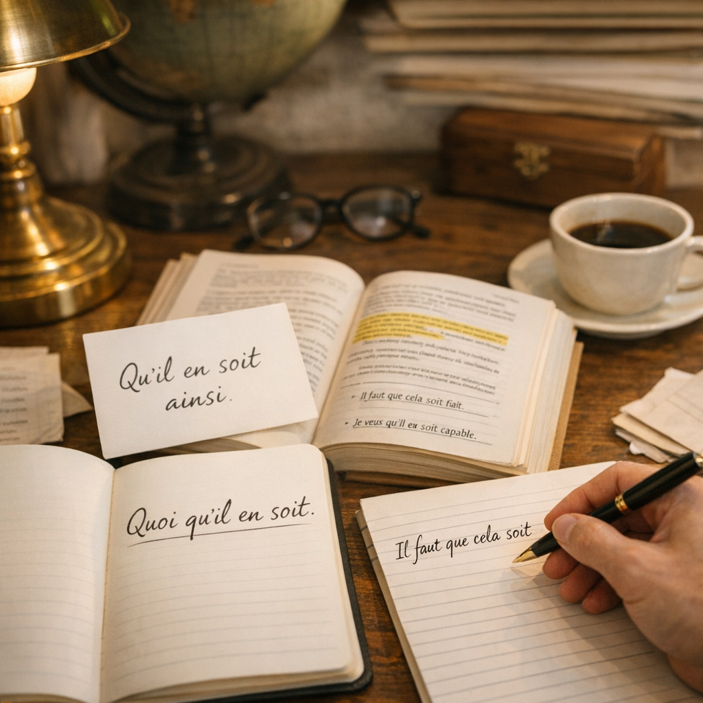 Quand «&nbsp;soit&nbsp;» est correct&nbsp;: «&nbsp;quoi qu’il en soit&nbsp;», «&nbsp;qu’il en soit ainsi&nbsp;» et les v