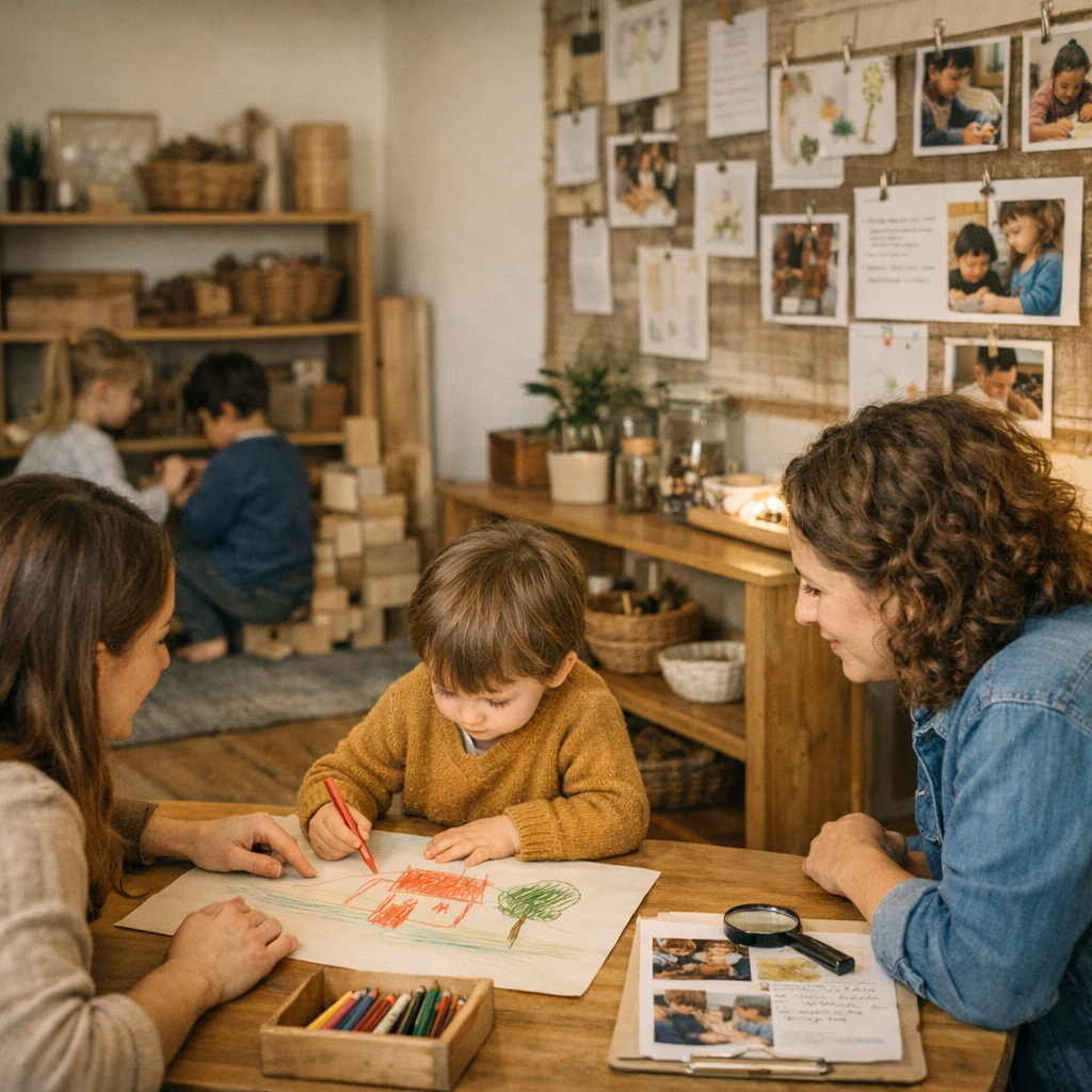 Les principes fondateurs de l’approche Reggio&nbsp;: enfant, coopération, documentation