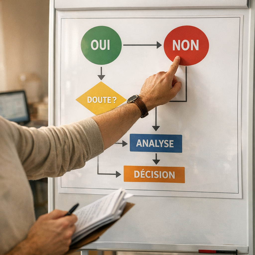 Le tableau de décision qui évite l’erreur en 5 secondes