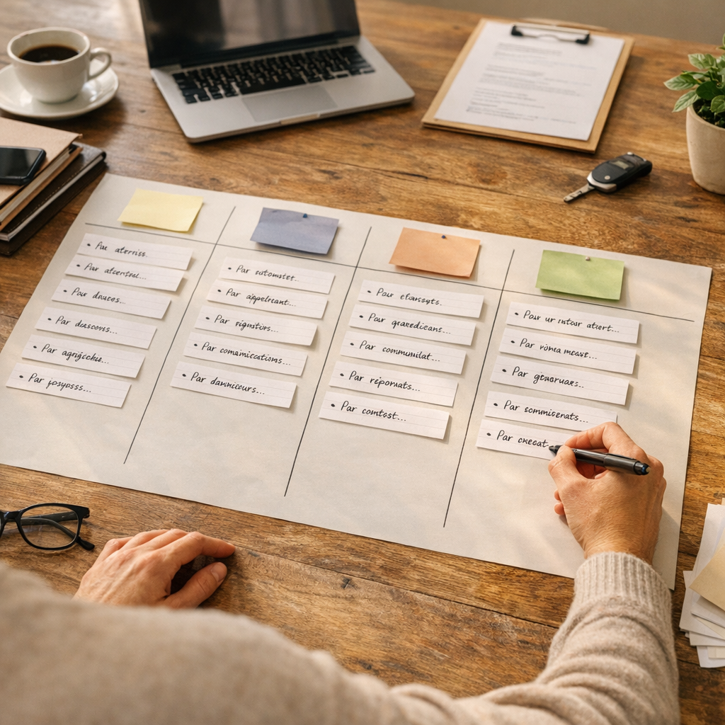 Changer de formule de politesse : tableau d’alternatives notées par contexte réel